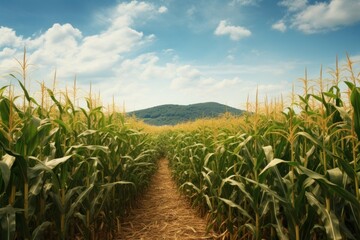 Naklejka premium Field agriculture grassland outdoors.