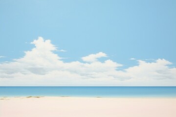 Fototapeta premium Sea landscape outdoors horizon.
