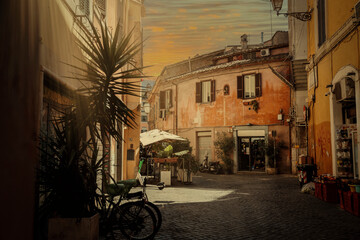 ROME BEHIND TYBER