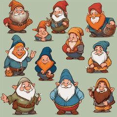 santa claus cartoon characters