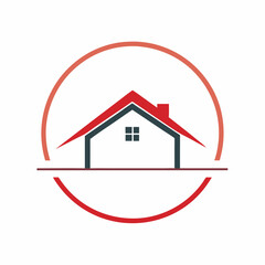       House logo vector art illustration.
