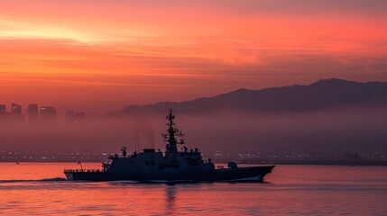 Obraz premium ship in the ocean
