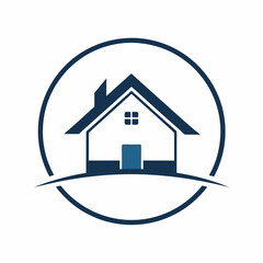       House logo vector art illustration.
