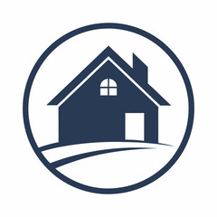       House logo vector art illustration.
