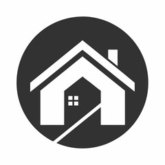       House logo vector art illustration.
