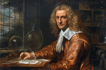 "Isaac Newton: English Physicist, Mathematician, and Astronomer"