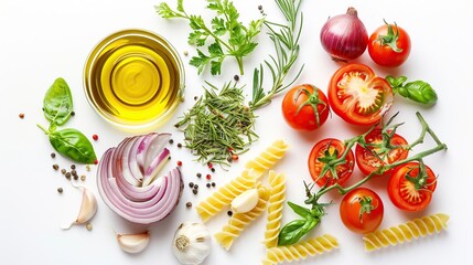Fresh Ingredients for a Delicious Italian Meal