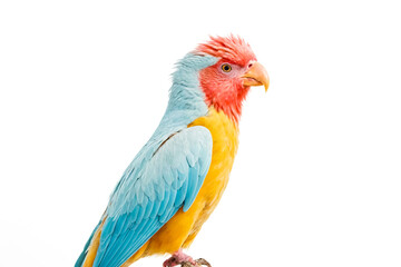 Fototapeta premium Colorful Parrot with Red, Yellow and Blue Feathers