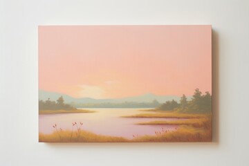 Y2k painting landscape art.