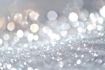 pearlescent background with bokeh lights.   copy space
