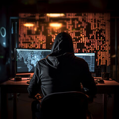 Hacker in the office