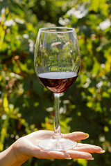 glass of red wine
