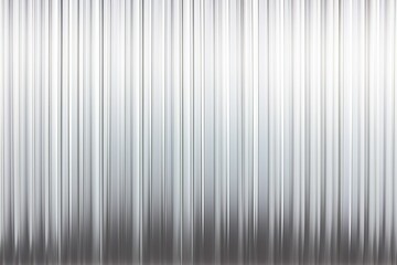 Obraz premium Reeded Glass. Gray Ribbed Background. Silver, Chrome Colors. Modern interior, light texture focus. Window blur, art deco backdrop. Bathroom, shop concept copyspace.