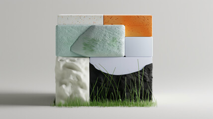 High-Resolution 3D Textured Blocks: Ultra-HD Product Photography