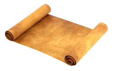 Realistic 3D Render of Scroll