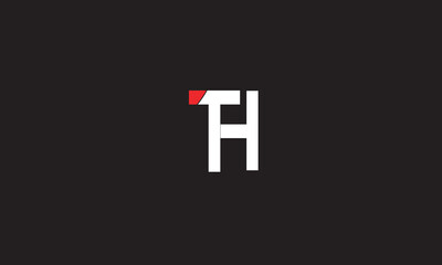 TH, HT, H T Abstract Letters Logo Monogram