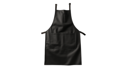 Black kitchen apron cutout