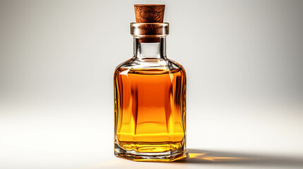 essence oil Bottle on white