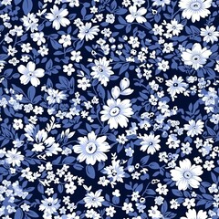 abstract seamless floral pattern