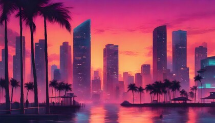 skyline, city, sunset, sky, cityscape, water, downtown, building, miami, buildings, architecture, urban, night, chicago, florida, clouds, skyscraper, sunrise, dusk, sea, sun, usa, business, river, tra