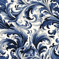 abstract, seamless floral pattern