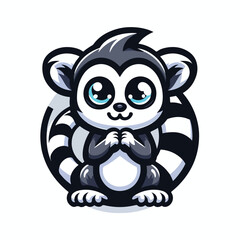 Coati mascot vector design illustration 