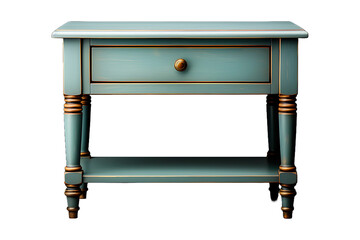 Nightstand on transparent background