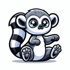 Coati mascot vector design illustration 