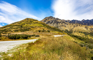 Remarkables Road, Queenstown, Otago, South Island, New Zealand, Oceania.