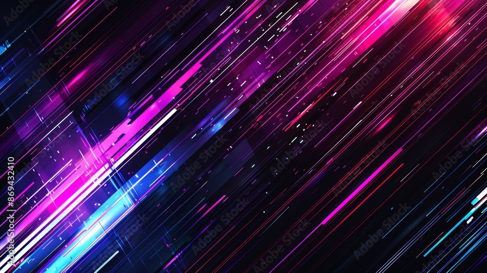 Poster a glitch game effect television screen with pixel texture background. an error broadcast overlay wit