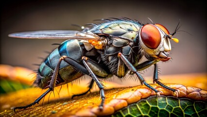 close up of a fly