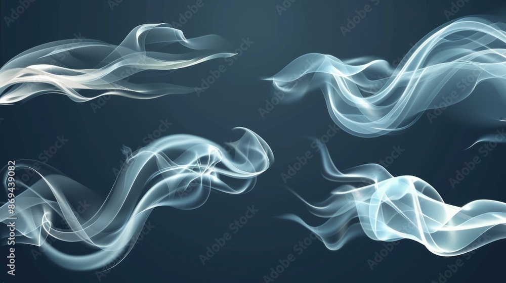 Poster isolated plane flight launch up texture texture, with a jetpack smoke cloud trail. rocket speed cont