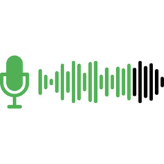Podcast Audio Wave Icon