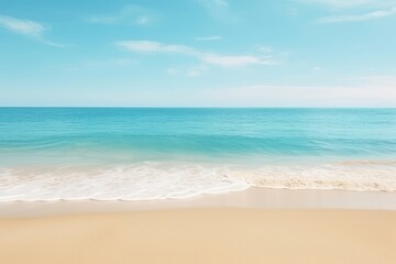 Fototapeta premium Beach scenery photo outdoors horizon nature.