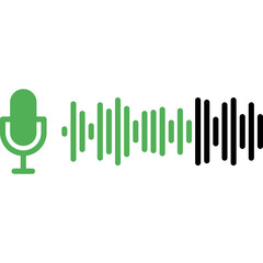Podcast Audio Wave Icon