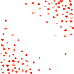 St Valentine Sale Confetti. Ornament Banner For Discount. Romance Frame. Rose Happy Wallpaper. Romantic Decoration For Woman. Pink Luxury Concept. Red St Valentine Sale Confetti.