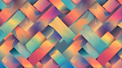 Fototapeta premium Abstract Patterns seamless, geometric design with a subtle gradient in the background