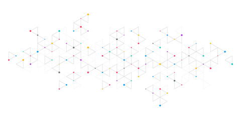 Abstract vector background with a geometric pattern of triangle shapes. Graphic design element 