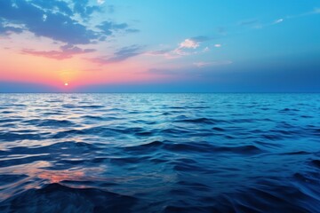 Fototapeta premium Blue sea outdoors horizon nature.