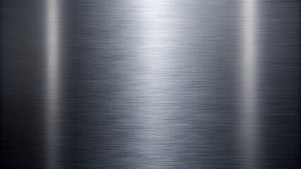 Seamless brushed metal plate background texture tileable industrial dull polished stainless steel aluminum or nickel finish repeat pattern high resolution silver grey rough metallic 3d rendering.