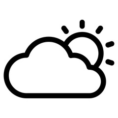 Cloud Sun Icon