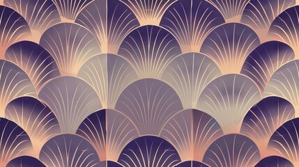 art deco seamless, geometric design with a subtle gradient in the background