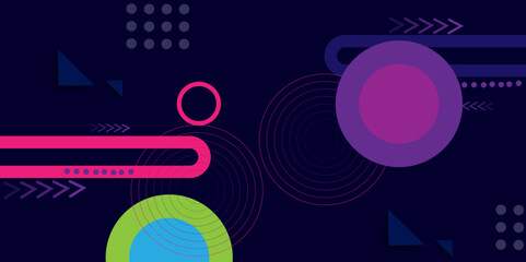 Vector Colourful abstract background. Vector abstract graphic design banner pattern background web template.