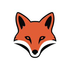 A fox vector art illustration