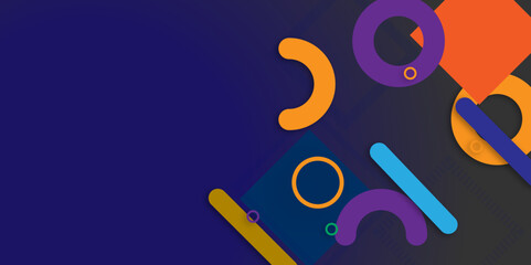 Vector Colourful abstract background. Vector abstract graphic design banner pattern background web template.