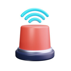 alarm 3d render icon