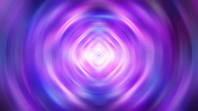 Abstract VJ Loop pink blue psychedelic spin tunne on black backgroundl. Round striped swirling hypnotic rotating abstraction. Beautifulblue pink art effect, optical illusion. 