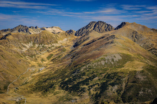 Views from the surroundings of Puymorens mountain pass, from the Fontfreda and Fontnegra peaks (Ari&egrave;ge - Pyr&eacute;n&eacute;es Orientales, Occitania, France)