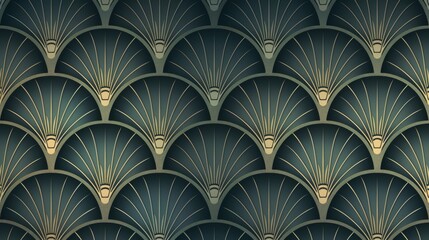 art deco seamless, geometric design with a subtle gradient in the background