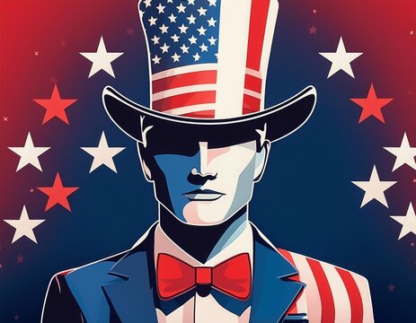 Patriotic Minimalist Poster
